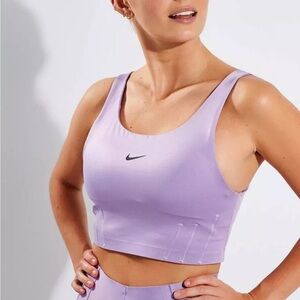 Nike Swoosh City Ready Sports Bra Violet